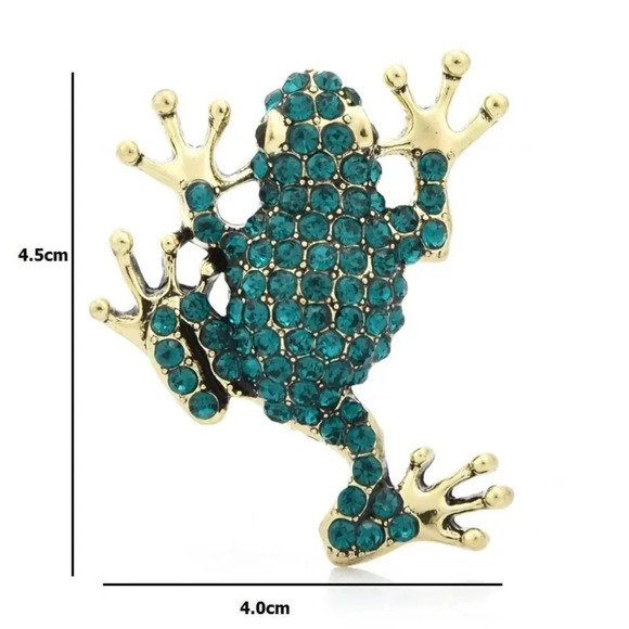  VQ Frog Brooch - Picture 3 of 5